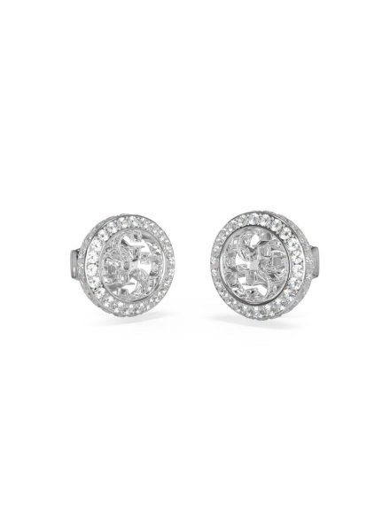 Srebrne kolczyki Guess kryształki PAVE STUDS JUBE04164JW