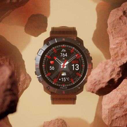 Polar Grit X2 PRO Srebrny S/L zegarek sportowy z GPS i wysokościomierzem