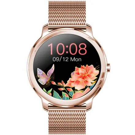 Smartwatch damski Rubicon Pamela różowozłoty