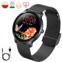 Smartwatch damski Rubicon Pamela czarny z bransoletką