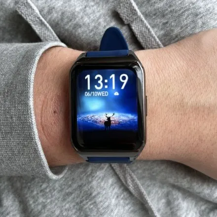 Smartwatch Rubicon Trend granatowy + ochrona ekranu