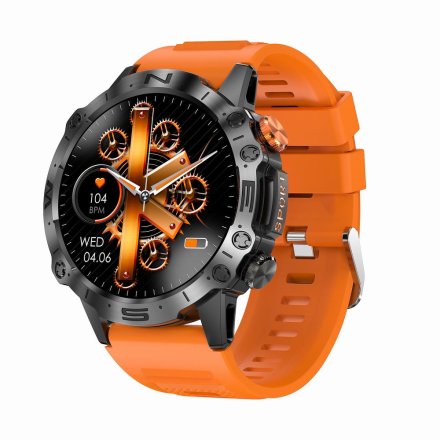 GRAVITY GT20-3 czarny smartwatch męski z funkcją rozmowy • DWA PASKI