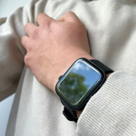 Smartwatch Rubicon Star czarny + ochrona ekranu