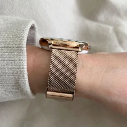 Smartwatch damski Rubicon Luna złoty na bransolecie