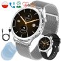 Smartwatch damski Rubicon Luna srebrny + ochrona ekranu