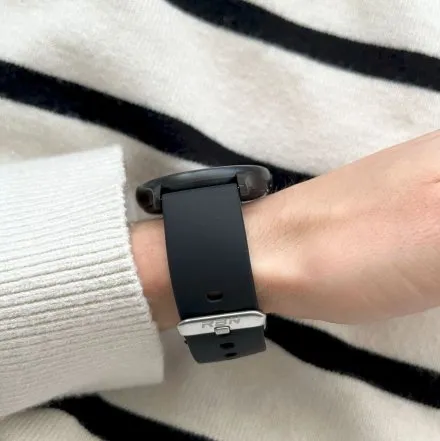 Smartwatch Rubicon Active Amoled czarny z funkcją rozmowy