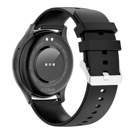 Smartwatch Rubicon Active Amoled czarny z funkcją rozmowy