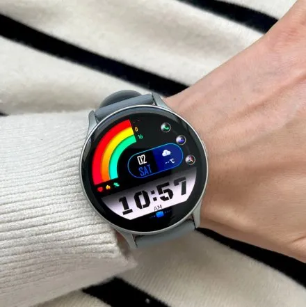 Smartwatch Rubicon Active Amoled szary + ochrona ekranu