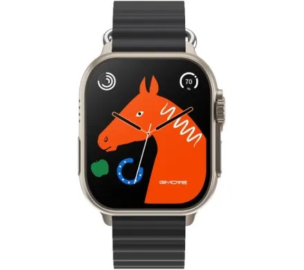 Smartwatch Rubicon Alex czarny + ochrona ekranu