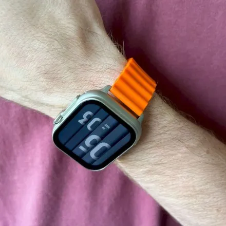 Smartwatch Rubicon Alex pomarańczowy z funkcją rozmowy