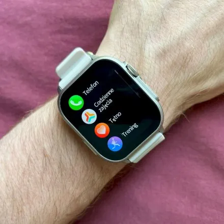 Smartwatch Rubicon Alex beżowy z funkcją rozmowy