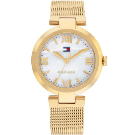 Złoty zegarek Damski Tommy Hilfiger Alice z masą perłową 1782634