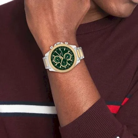 Zegarek Męski Tommy Hilfiger Clark 1792079 zielona tarcza