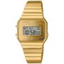 Złoty zegarek Casio Vintage z wyświetlaczem A700WEVG-9AEF 