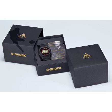 Czarny zegarek Casio DW-5600AI-1ER G-Shock ANDRÉS INIESTA SIGNATURE MODEL MASTER THE GAME