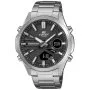 Srebrny zegarek Casio Edifice EFV-C120D-1AEF szara tarcza wskazówki wyświetlacz