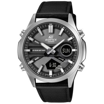 Srebrny zegarek na pasku Casio Edifice EFV-C120L-8AEF