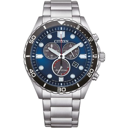 Zegarek Męski Citizen Aqua AT2560-84L niebieska tarcza