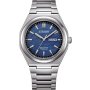 Tytanowy zegarek Citizen Eco-Drive AW0130-85LE granatowy