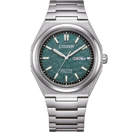 Citizen AW0130-85XE Zegarek Męski na bransolecie Titanium Eco-Drive