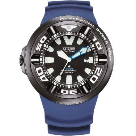 Granatowy zegarek Citizen Promaster Eco-Drive Professional Diver BJ8055-04E