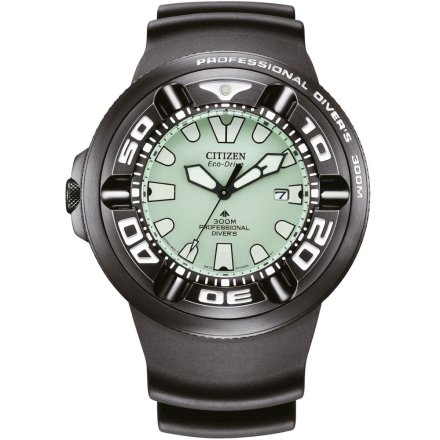 Czarna zegarek Citizen Promaster Eco-Drive Professional Diver BJ8055-04X