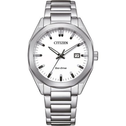 Klasyczny srebrny zegarek męski Citizen BM7620-83A ECO-DRIVE MODERN