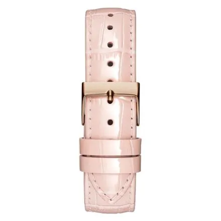 Guess Sparkling Pink zegarek damski różowy na pasku z kryształami GW0032L2