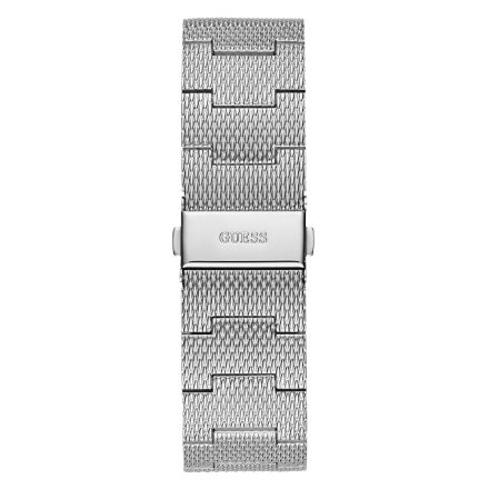 Guess Richmond zegarek męski srebrny z granatową tarczą GW0074G2
