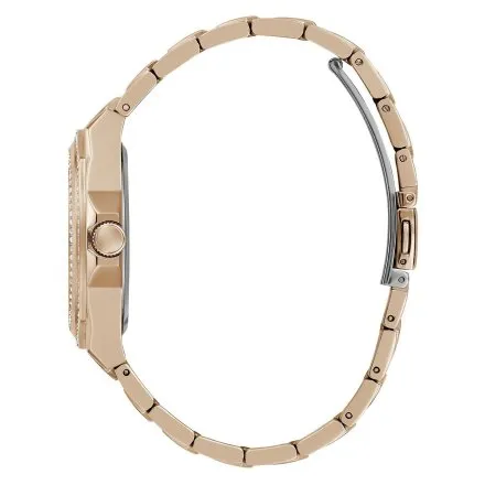 Guess Ritzy zegarek damski multifunkcyjny różowozłoty na bransolecie GW0685L3