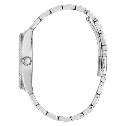 Guess Luna zegarek damski srebrny turkusowa tarcza GW0308L4