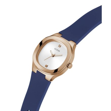 Guess Eve zegarek damski granatowy na pasku silikonowym GW0658L3