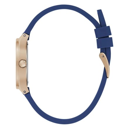 Guess Eve zegarek damski granatowy na pasku silikonowym GW0658L3