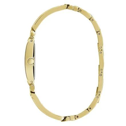 Guess Mod ID zegarek damski złoty biżuteryjny bransoletka GW0668L2