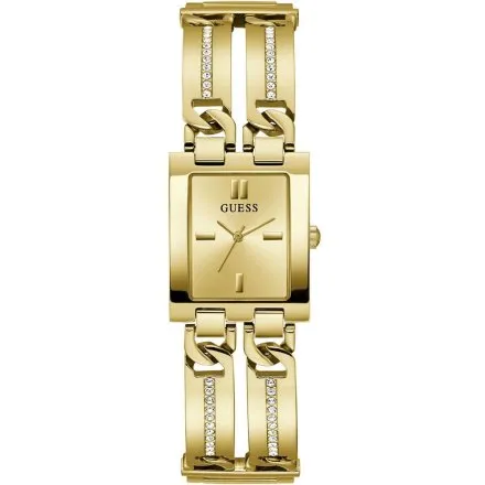 Guess Mod ID zegarek damski złoty biżuteryjny bransoletka GW0668L2
