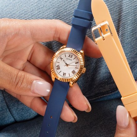 Guess Mini Luna zegarek damski zestaw dwa paski GW0692L2
