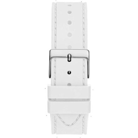 Guess Princess Zegarek Damski z kryształami i białym paskiem GW0439L1
