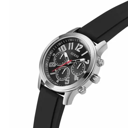 Guess Parker zegarek męski na pasku czarny GW0708G1