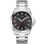 Guess Champ zegarek męski srebrny czarna tarcza GW0718G1