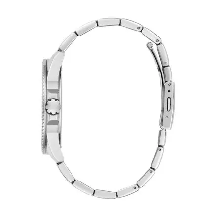 Guess Champ zegarek męski srebrny czarna tarcza GW0718G1