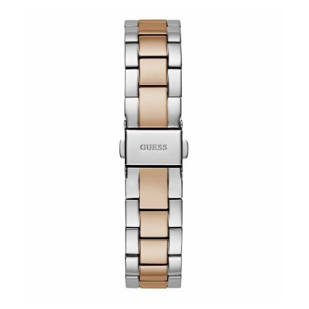 Guess Mist zegarek damski bikolor z bordową tarczą GW0723L2