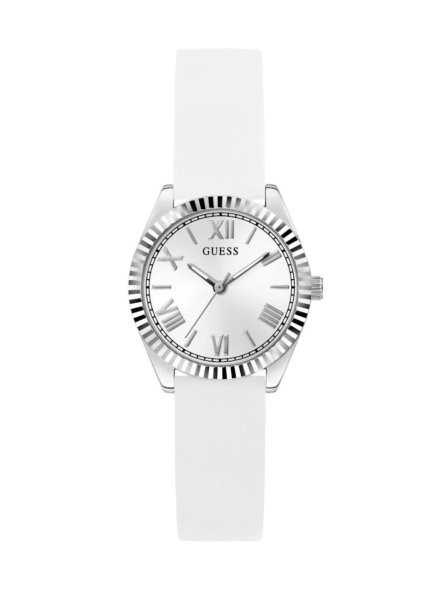Guess Mini Luna zegarek damski ze wskazówkami biały GW0724L1
