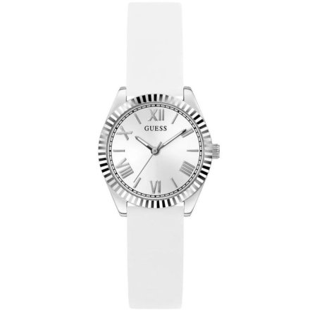 Guess Mini Luna zegarek damski ze wskazówkami biały GW0724L1