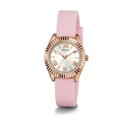 Guess Mini Luna zegarek damski ze wskazówkami różowy pastelowy GW0724L3