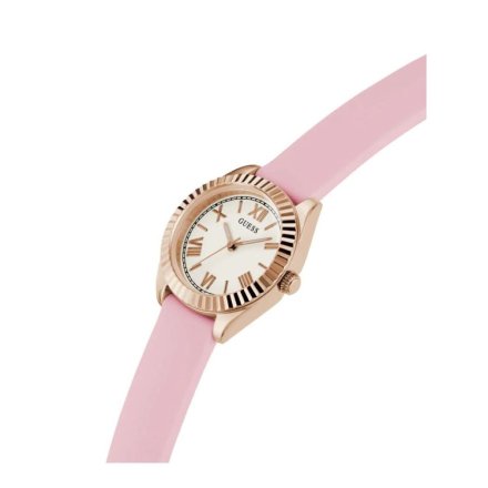 Guess Mini Luna zegarek damski ze wskazówkami różowy pastelowy GW0724L3