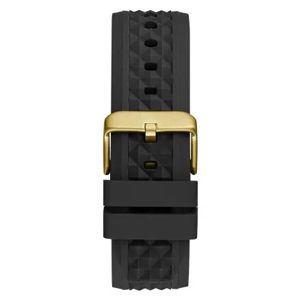 Guess Resistance zegarek męski na pasku czarno-złoty GW0729G2