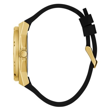 Guess Asteria zegarek damski na pasku czarno-złoty GW0620L2