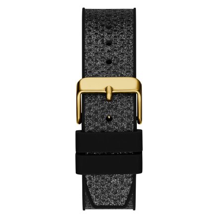Guess Asteria zegarek damski na pasku czarno-złoty GW0620L2