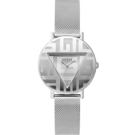 Guess Iconic zegarek damski srebrny na bransolecie GW0527L1