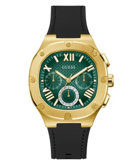 Guess Headline zegarek męski retro zielona tarcza GW0571G3